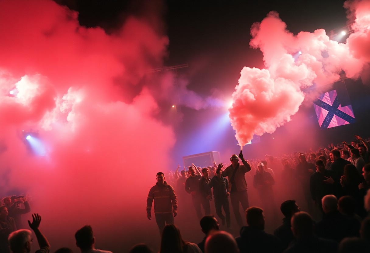 konzertchaos in hannover rauchgranaten losen alarm aus vso